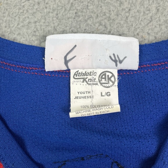 Vintage Cambridge Isanti‎ Bluejackets Hockey Jersey High School Minnesota MN - Picture 11 of 14